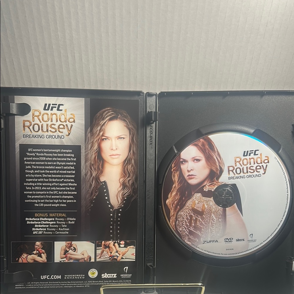 UFC Ronda Rousey Breaking Ground DVD - Picture 3 of 3